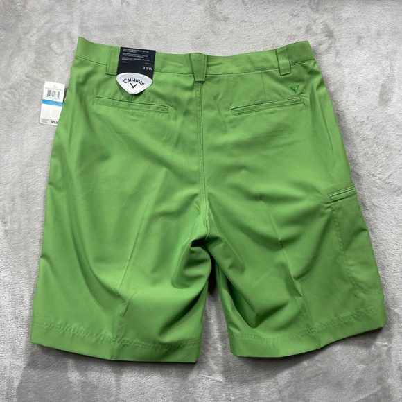 Callaway Golf Shorts Men Size 36 Green BESB0170 Performance Lightweight NWT - Picture 2 of 8